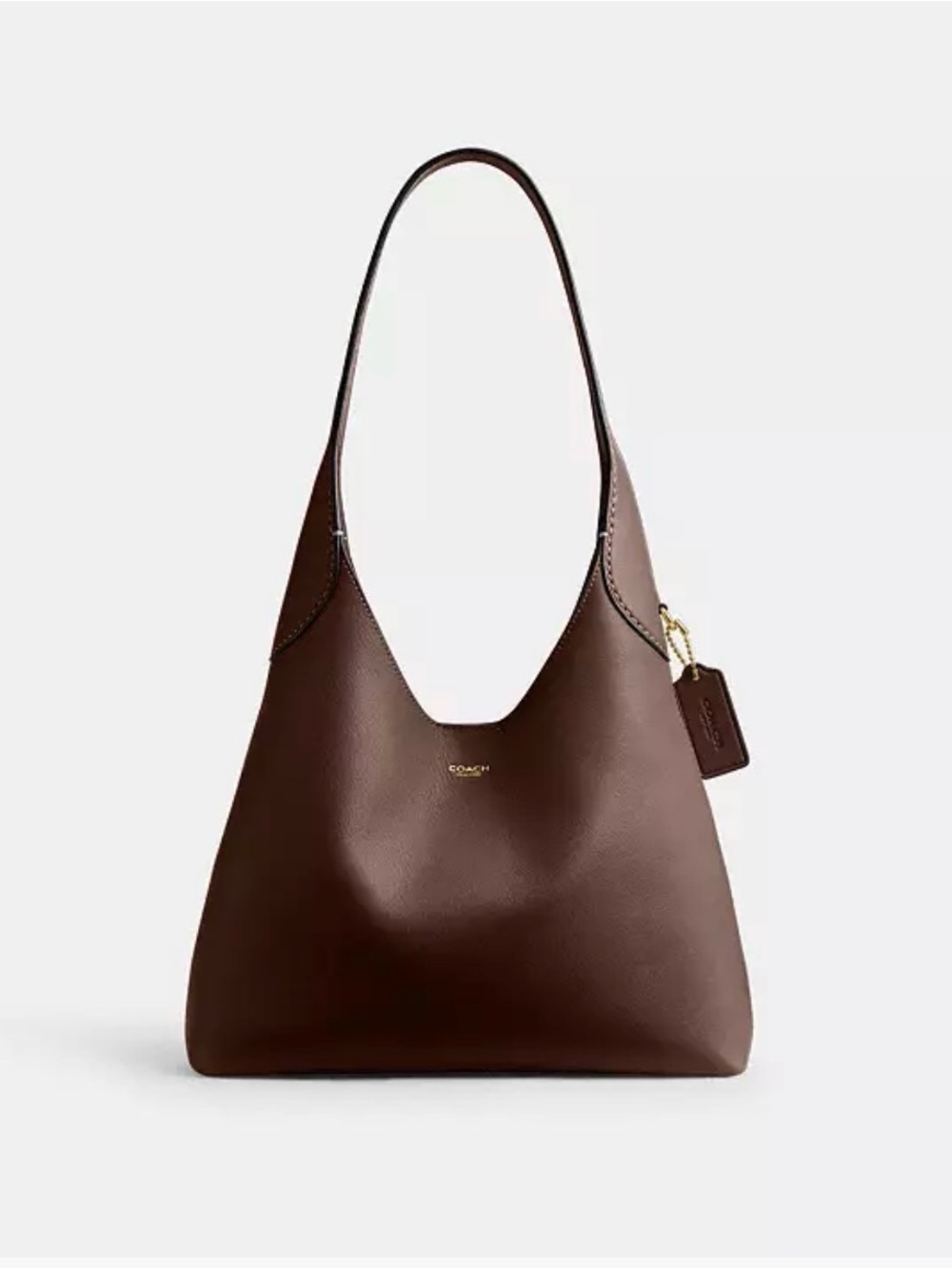 Never used Coach Brooklyn Shoulder Bag 28 Brass Maple Leather